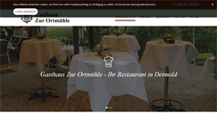 Desktop Screenshot of ortmuehle.de